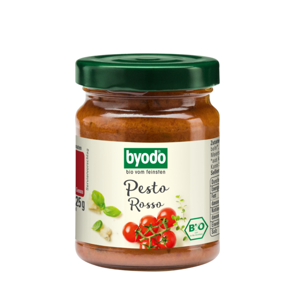 Bio Pesto Rosso im 125g Glas – nirmini